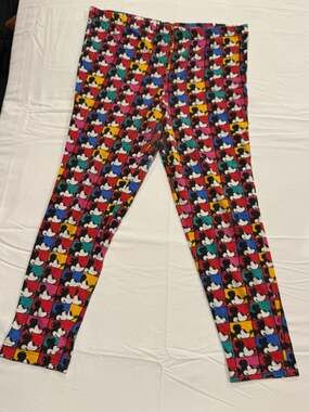 90’s Vintage Mickey & Co Disney Mickey Mouse Multi-Color pajama pants